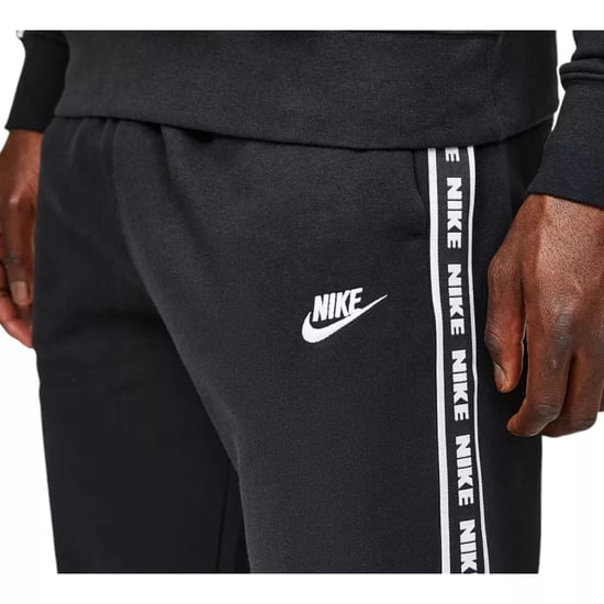 Nike Black Aries Tape Mens Fleece Hooded Tracksuit - Image 6