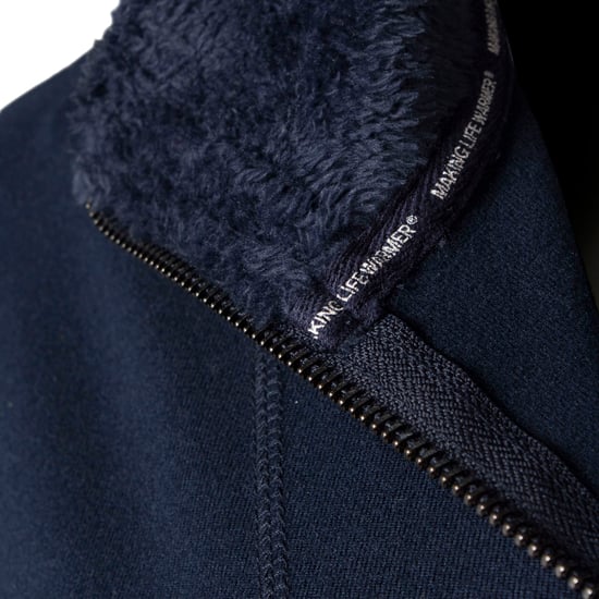 Herr Thermal Soft 1/4 Zip Topp Fleece med Hög Krage - Image 4