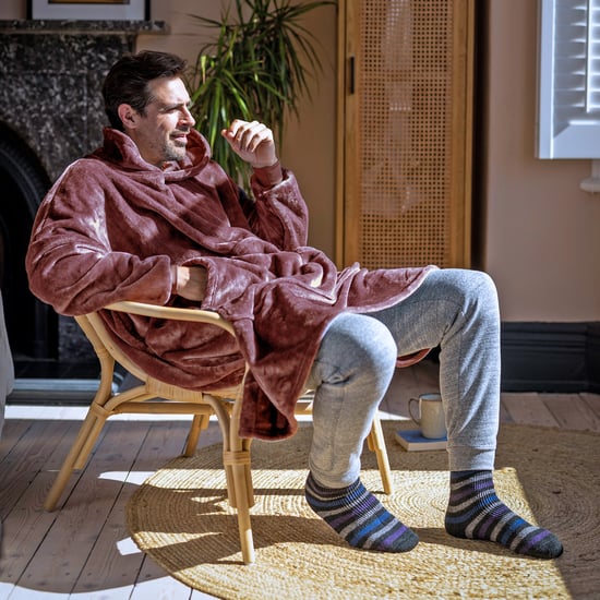 Varm Fleece Oversized Filt Hoodie - Extra Lång Snoodie för Extra Mysighet - Image 3