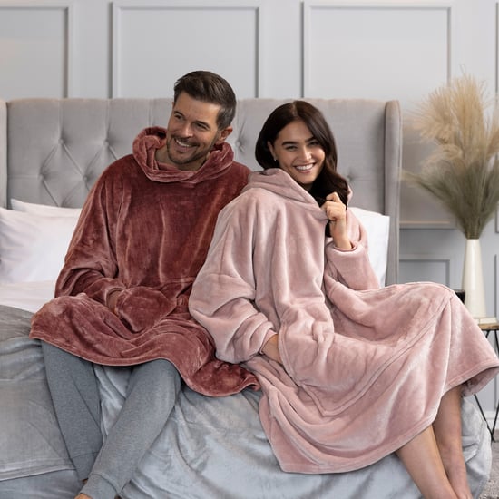 Varm Fleece Oversized Filt Hoodie - Extra Lång Snoodie för Extra Mysighet - Image 4