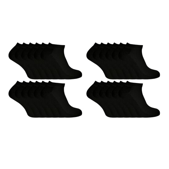 Mens 24 Pairs Bamboo Cotton Sports Socks - Image 1