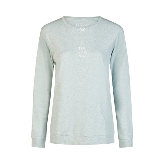 By Louise Dames pyjama set lang interlock groen/wit gebloemd - Image 3