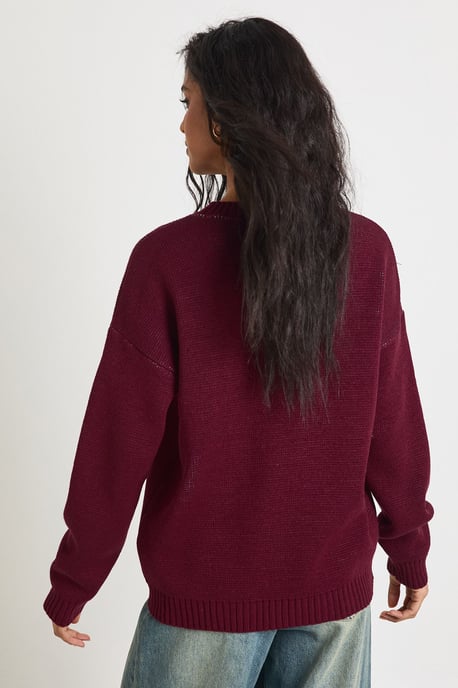 New York Crew Neck Knitted Jumper - Image 2