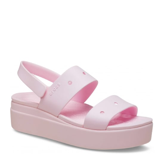 Women's Crocs Brooklyn 4U Sandals in Pink - Image 6