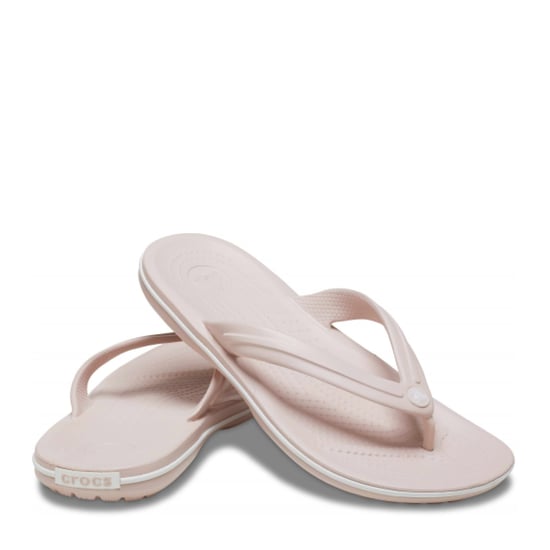 Crocs Crocbrand teenslipper voor heren in Off White - Image 2