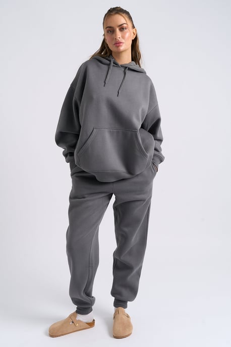 Charcoal Oversized Hoodie - Image 3