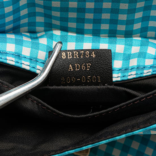 Baguette Gingham Schoudertas - Image 5