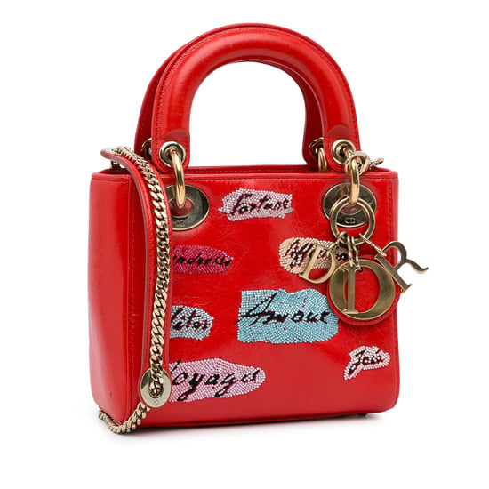 Lady Dior Mini-väska Broderad - Image 2