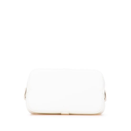 White Leather Shoulder Bag - Image 3