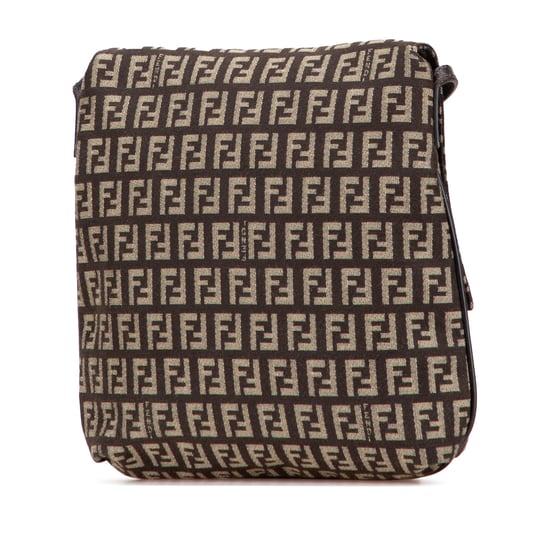 Baguette Ff Canvas Shoulder Bag - Image 2
