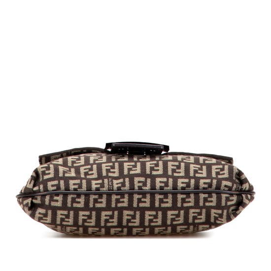 Baguette Ff Canvas Shoulder Bag - Image 3