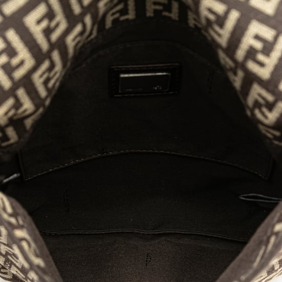 Baguette Ff Canvas Shoulder Bag - Image 4