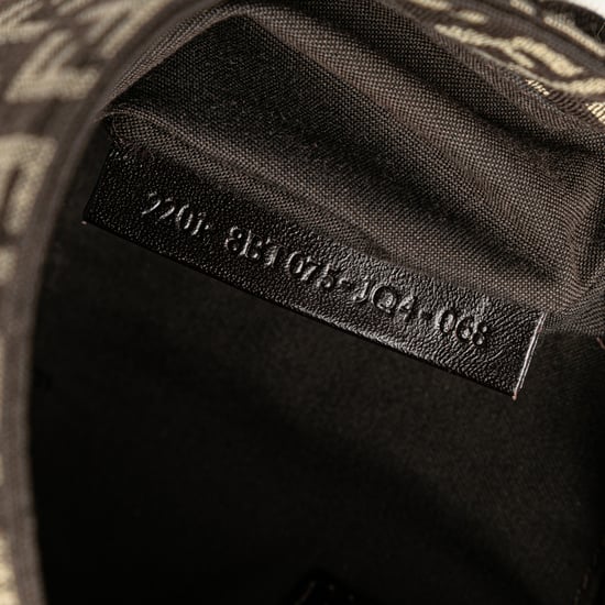 Baguette Ff Canvas Shoulder Bag - Image 6