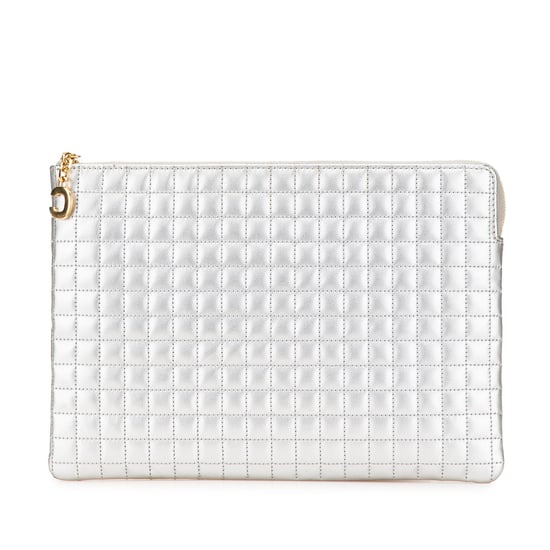 Vadderad läderclutch väska - Image 1