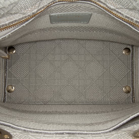 Dior Caro Mini Bag Grey Embossed Canvas - Image 6