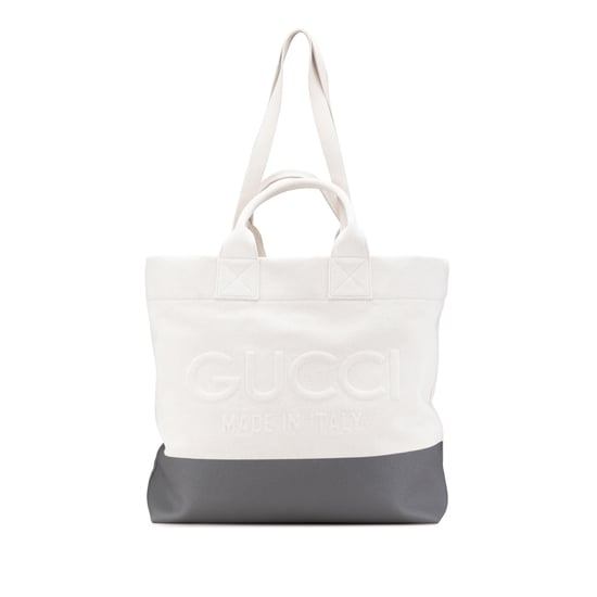 Gucci Tote-väska med präglad logotyp - Image 1