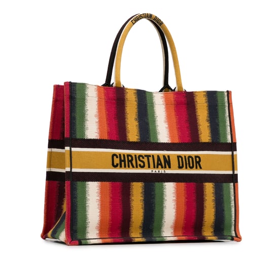 Book Tote Striped Canvas Tote - Image 2