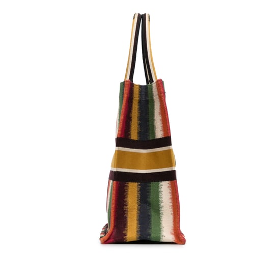 Book Tote Striped Canvas Tote - Image 3