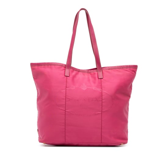 Pink Nylon Tote Bag - Image 1