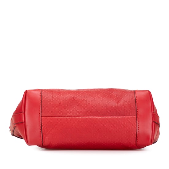 Tote Bag met Leren Handvatten Rood - Image 3