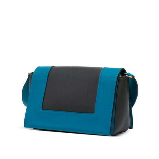 Ava Bag Teal Black Leather - Image 2