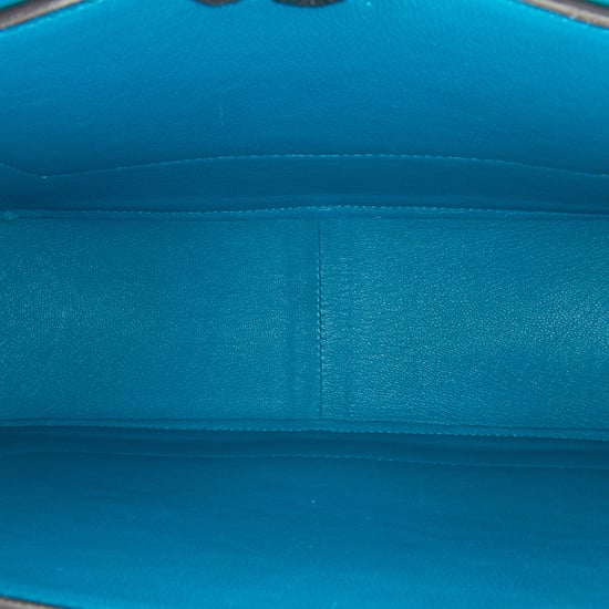 Ava Bag Teal Black Leather - Image 4