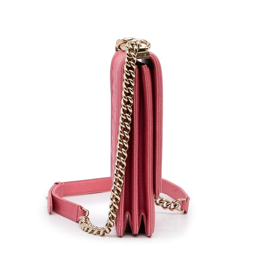Boy Chanel Roze Leren Schoudertas - Image 4