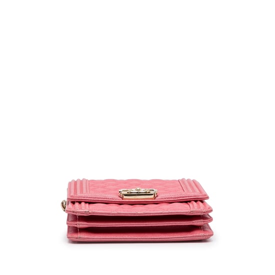 Boy Chanel Roze Leren Schoudertas - Image 5