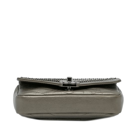 Chanel 19 Schoudertas Grijze Leder - Image 5