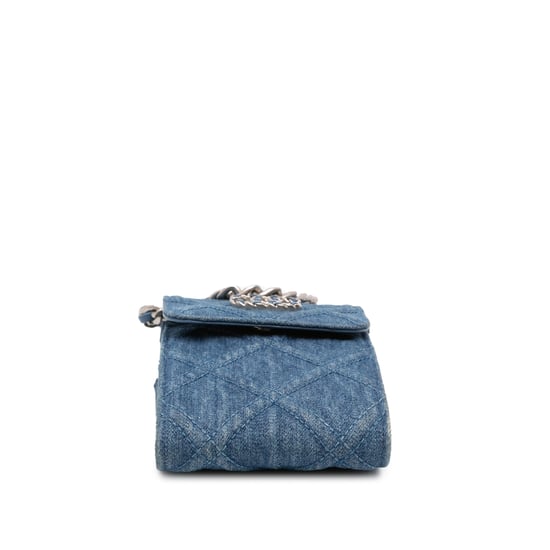 Denim Gequiltte Schoudertas - Image 3