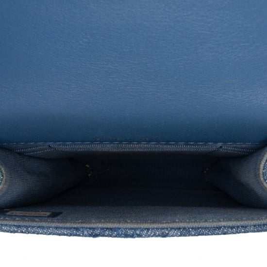 Denim Gequiltte Schoudertas - Image 4