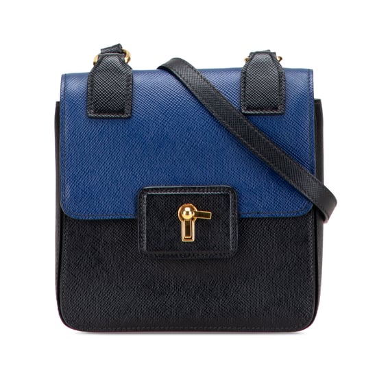 Crossbody Twee Kleurige Flap Tas - Image 1