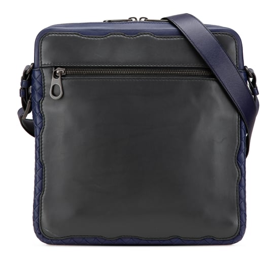 Leather Crossbody Bag Woven - Image 1