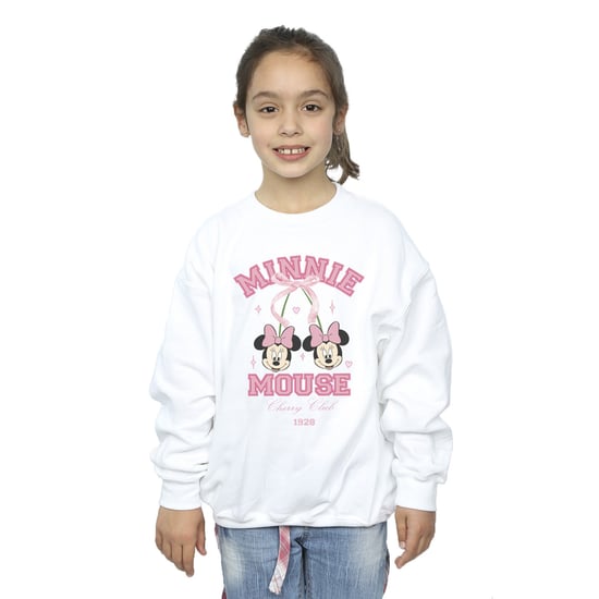Disney Meisjes Cherry Club Minnie Mouse Sweatshirt (Wit) - Image 2