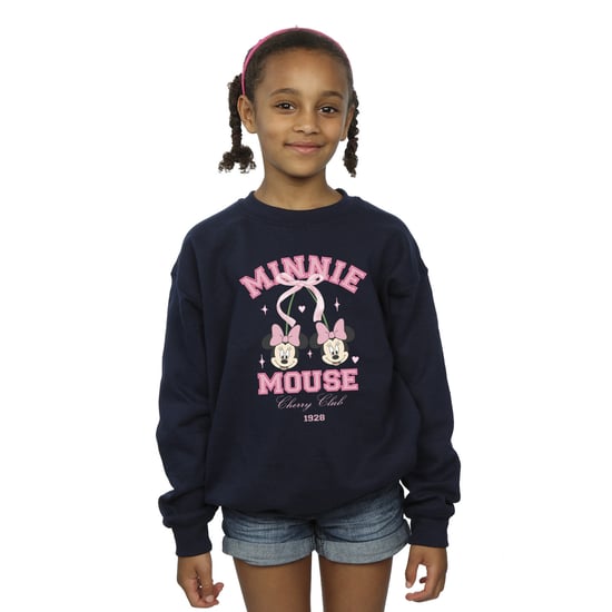 Disney Meisjes Cherry Club Minnie Mouse Sweatshirt (Marineblauw) - Image 2
