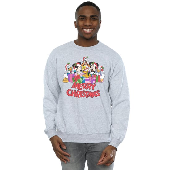 Disney Heren Mickey Mouse en vrienden Kerstmis Sweatshirt (Sportgrijs) - Image 2