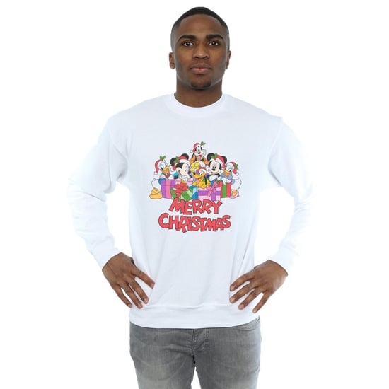 Disney Heren Mickey Mouse en vrienden Kerstmis Sweatshirt (Wit) - Image 2