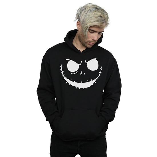 Disney Mens Nightmare Before Christmas Jack´s Face Bold Hoodie (Svart) - Image 2