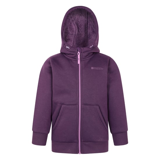 Mountain Warehouse Kinder/Kids Alpine II Full Zip Hoodie (Paars) - Image 2