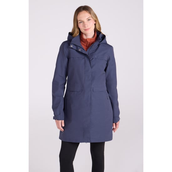 Mountain Warehouse Dames/Dames Cloudburst Textured Waterdichte Jas (Marine) - Image 1