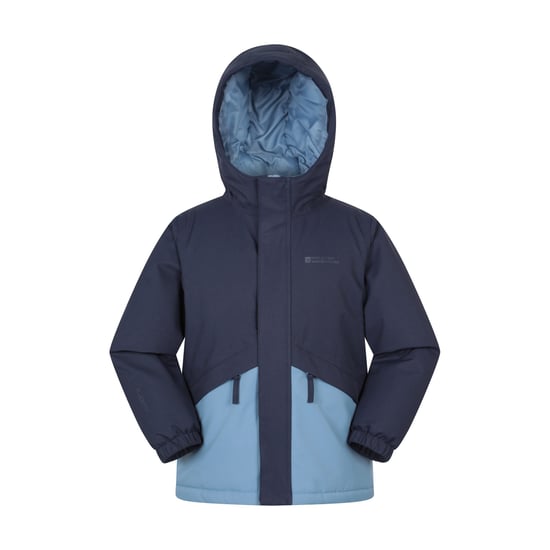 Mountain Warehouse Cyclone Waterdichte Gewatteerde Jas voor Kinderen/Kinderen (Marine) - Image 1