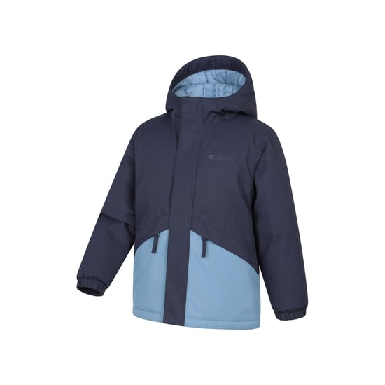 Mountain Warehouse Cyclone Waterdichte Gewatteerde Jas voor Kinderen/Kinderen (Marine) - Image 3