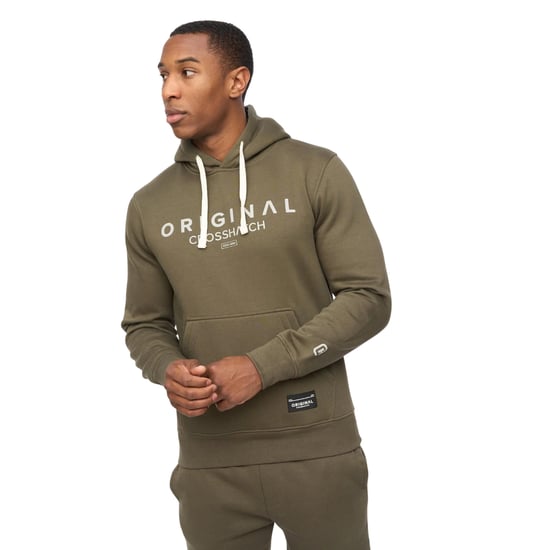 Crosshatch Mens Jamals Hoodie (Mörk Oliv) - Image 3