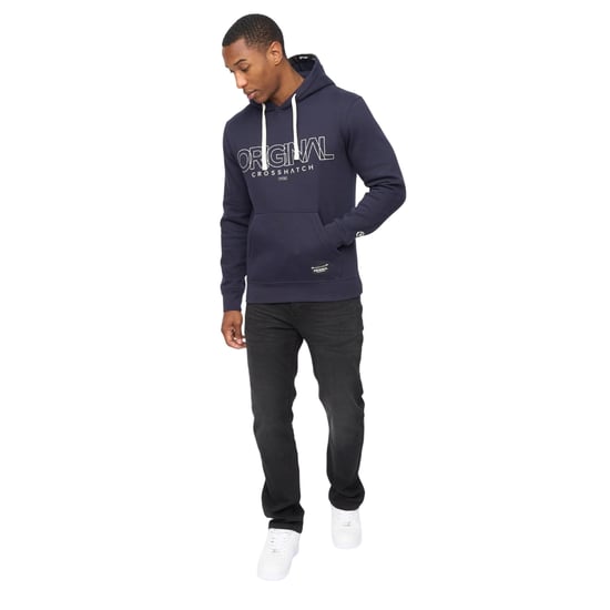 Crosshatch Heren Carrimoore Hoodie (Marineblauw) - Image 4
