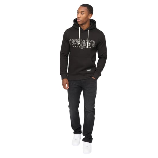 Crosshatch Heren Carrimoore Hoodie (Zwart) - Image 4
