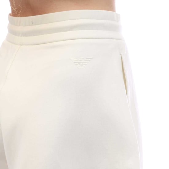Emporio Armani Sweatshorts, enfärgade, dam/dam (Vit) - Image 4