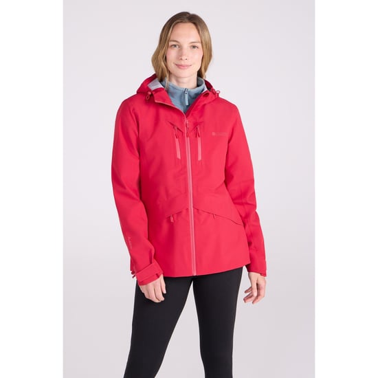 Mountain Warehouse Dames/Dames Rhine Extreme 3-laags waterdicht jack (Donkerrood) - Image 1