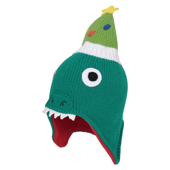 Mountain Warehouse Kerstmuts met fleecevoering voor kinderen/Kinderen (Groen) - Image 3