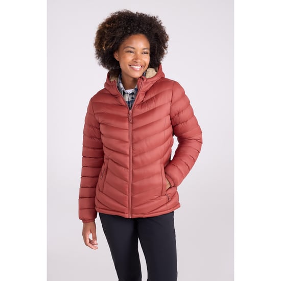 Mountain Warehouse Met imitatiebont gevoerde dames/dames jas (Roest) - Image 1