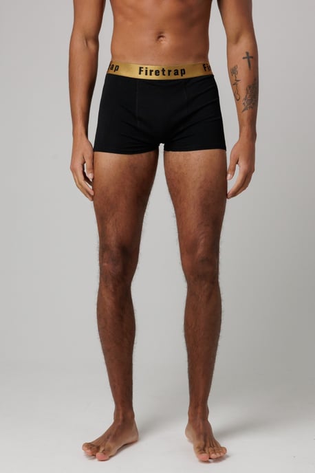 Multi 3 Pack Cotton Stretch Boxers With Logo Waistband - Image 5